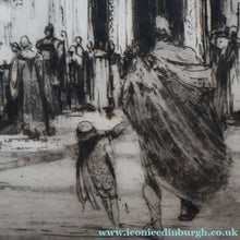 Load image into Gallery viewer, LISTED ARTIST: William Walcot (1874 - 1943). Large Etching entitled "The Atrium to a House of a Patrician, Rome". Signed in Pencil
