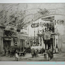 Load image into Gallery viewer, LISTED ARTIST: William Walcot (1874 - 1943). Large Etching entitled "The Atrium to a House of a Patrician, Rome". Signed in Pencil
