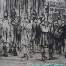Load image into Gallery viewer, LISTED ARTIST: William Walcot (1874 - 1943). Large Etching entitled "The Atrium to a House of a Patrician, Rome". Signed in Pencil
