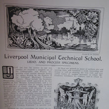 Load image into Gallery viewer, RARE 1905 ART MAGAZINE. The Modern Lithographer. Published London July 1905; Includes Genuine Art Nouveau Lithograph
