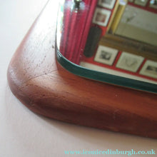 Load image into Gallery viewer, Vintage 1960s 1970s Teak Wall Mirror Clark Eaton Label Large
