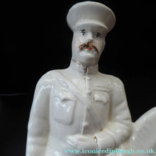 Load image into Gallery viewer, LORD KITCHENER. Antique Slip Cast STAFFORDSHIRE Figurine; c 1900. Excellent Condition
