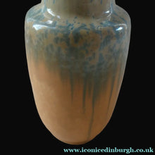 Load image into Gallery viewer, Lovely 1930s RUSKIN POTTERY Large Vase with Crystalline Glazes. 9 3/4 inches in height
