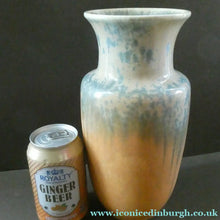 Load image into Gallery viewer, Lovely 1930s RUSKIN POTTERY Large Vase with Crystalline Glazes. 9 3/4 inches in height
