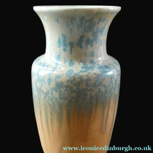 Load image into Gallery viewer, Lovely 1930s RUSKIN POTTERY Large Vase with Crystalline Glazes. 9 3/4 inches in height
