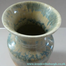 Load image into Gallery viewer, Lovely 1930s RUSKIN POTTERY Large Vase with Crystalline Glazes. 9 3/4 inches in height

