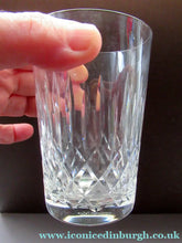 Load image into Gallery viewer, Lovely Set of SIX Vintage 1950s EDINBURGH CRYSTAL High Ball or Whisky Tumblers: APPIN PATTERN - VINTAGE CRYSTAL GLASSES
