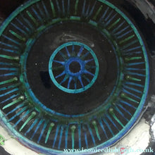 Load image into Gallery viewer,  Vintage 1960s STUDIO POTTERY Shallow Pottery Bowl; Possibly Scandinavian. Signed HS / 1963
