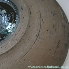 Load image into Gallery viewer,  Vintage 1960s STUDIO POTTERY Shallow Pottery Bowl; Possibly Scandinavian. Signed HS / 1963
