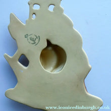 Load image into Gallery viewer, Art Deco Pottery Wall Plaque 1930s. Galleon or Sailing Ship Design
