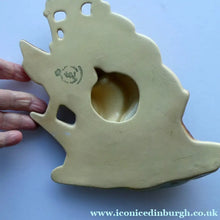 Load image into Gallery viewer, Art Deco Pottery Wall Plaque 1930s. Galleon or Sailing Ship Design

