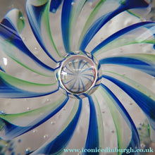Load image into Gallery viewer, 1990s Scottish Magnum Size Paperweight. Harlequin SELKIRK GLASS
