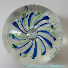 Load image into Gallery viewer, 1990s Scottish Magnum Size Paperweight. Harlequin SELKIRK GLASS
