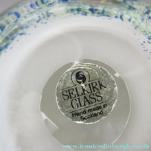 Load image into Gallery viewer, 1990s Scottish Magnum Size Paperweight. Harlequin SELKIRK GLASS
