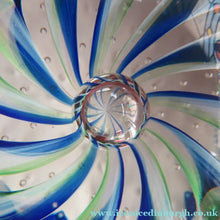 Load image into Gallery viewer, 1990s Scottish Magnum Size Paperweight. Harlequin SELKIRK GLASS
