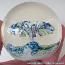 Load image into Gallery viewer, 1990s Scottish Magnum Size Paperweight. Harlequin SELKIRK GLASS
