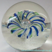 Load image into Gallery viewer, 1990s Scottish Magnum Size Paperweight. Harlequin SELKIRK GLASS
