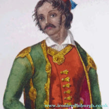 Load image into Gallery viewer, MALTESE ART. Early 19th Century Watercolour Costume Studies by Vincenzo Feneck. Algerian Gentleman with Long Pipe
