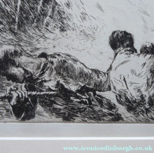 Load image into Gallery viewer, Arthur Briscoe Flooded Decks Drypoint Etching 1931
