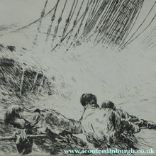 Load image into Gallery viewer, Arthur Briscoe Flooded Decks Drypoint Etching 1931
