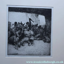 Load image into Gallery viewer, MARINE ART. Arthur Briscoe (1873 - 1943). Etching entitled: The Fight. Signed and dated  1936
