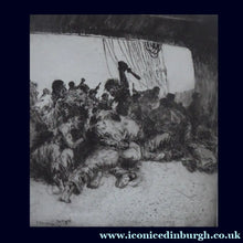 Load image into Gallery viewer, MARINE ART. Arthur Briscoe (1873 - 1943). Etching entitled: The Fight. Signed and dated  1936
