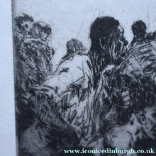 Load image into Gallery viewer, MARINE ART. Arthur Briscoe (1873 - 1943). Etching entitled: The Fight. Signed and dated  1936
