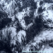 Load image into Gallery viewer, MARINE ART. Arthur Briscoe (1873 - 1943). Etching entitled: The Fight. Signed and dated  1936
