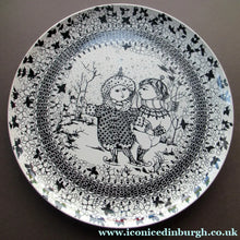 Load image into Gallery viewer, Massive 14 Inch Bjorn Wiinblad Wall Plate Seasons Winter

