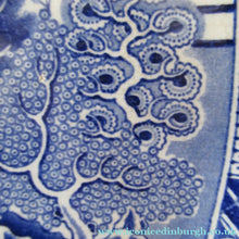 Load image into Gallery viewer, 1880s Victorian Huge Ironstone Staffordshire Pottery Willow Pattern Serving Platter

