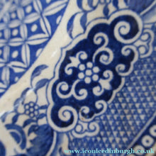 Load image into Gallery viewer, 1880s Victorian Huge Ironstone Staffordshire Pottery Willow Pattern Serving Platter
