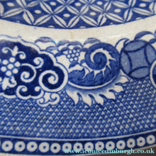 Load image into Gallery viewer, 1880s Victorian Huge Ironstone Staffordshire Pottery Willow Pattern Serving Platter
