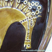 Load image into Gallery viewer, 1960s Art Pottery Bowl Prince on Horseback. Signed Salter Saltar 1966
