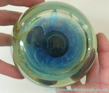 Load image into Gallery viewer, MASSIVE 1970s Mdina Glass Paperweight. XL Vintage Sea and Sand MAGNUM SIZE Weight
