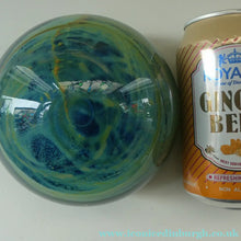 Load image into Gallery viewer, MASSIVE 1970s Mdina Glass Paperweight. XL Vintage Sea and Sand MAGNUM SIZE Weight
