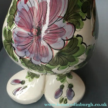Load image into Gallery viewer, MASSIVE Mid-Century Italian Pottery Hound Dog Decorated with Hand-Painted Flowers. Height 18 inches
