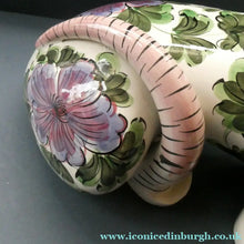 Load image into Gallery viewer, MASSIVE Mid-Century Italian Pottery Hound Dog Decorated with Hand-Painted Flowers. Height 18 inches
