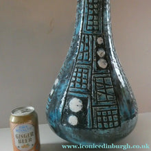 Load image into Gallery viewer, MASSIVE Vintage 1960s West German BRUSTALIST Bottle Vase. Uberlacker Ceramics / U-keramik; 41 cm in height - European
