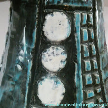 Load image into Gallery viewer, Vintage 1960s West German BRUSTALIST Bottle Vase. Uberlacker Ceramics / U-keramik
