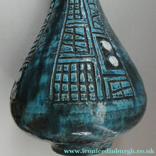 Load image into Gallery viewer, Vintage 1960s West German BRUSTALIST Bottle Vase. Uberlacker Ceramics / U-keramik
