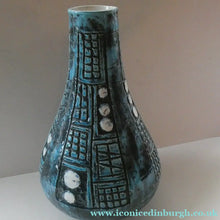 Load image into Gallery viewer, Vintage 1960s West German BRUSTALIST Bottle Vase. Uberlacker Ceramics / U-keramik
