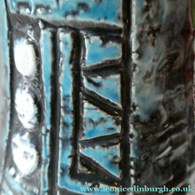 Load image into Gallery viewer, Vintage 1960s West German BRUSTALIST Bottle Vase. Uberlacker Ceramics / U-keramik
