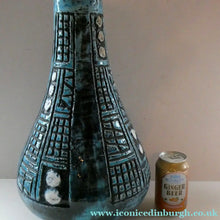 Load image into Gallery viewer, Vintage 1960s West German BRUSTALIST Bottle Vase. Uberlacker Ceramics / U-keramik
