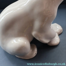 Load image into Gallery viewer, Vintage Russian / LOMONOSOV Imperial Porcelain Factory White POLAR Bear. Height 10 1/2 inches 
