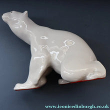 Load image into Gallery viewer, Vintage Russian / LOMONOSOV Imperial Porcelain Factory White POLAR Bear. Height 10 1/2 inches 
