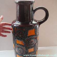 Load image into Gallery viewer, West German Scheurich 409-52 Fat Lava Floor Massive Vase 
