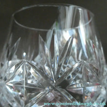 Load image into Gallery viewer, Matching PAIR of Cut Crystal Brandy Glasses. Height 4 1/4 inches 
