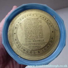 Load image into Gallery viewer, Max Factor ART DECO Blue Plastic / Celluloid Powder Box Cover
