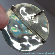 Load image into Gallery viewer, Fabulous Large SUN FACE BROOCH Vintage Mexican Silver
