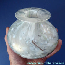 Load image into Gallery viewer, MIchael Harris Vintage Isle of Wight White Globular Vase
